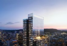 蒙特利尔最高住宅楼正式开建了的照片